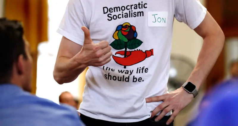 Republicans decry a new Democratic  Socialists of America platform as  Dem primaries split the party